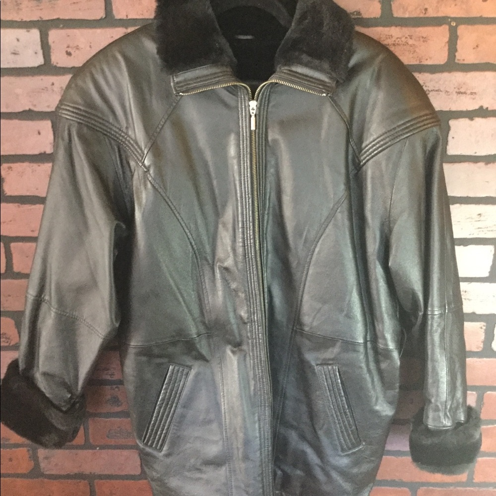 Wilsons leather coat.
